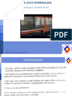 Gradually Varied Flow: Prepared By: DR Charles Bong Hin Joo