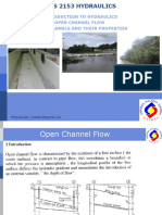 Introduction To Hydraulics Open Channel Flow Open Channels and Their Properties