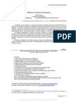 Metodos Valoracion de Empresa PDF