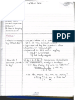 Lethal Dose Notes