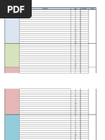 Planilha de Estudos