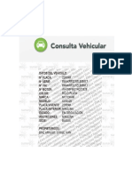 Consulta Vehicular