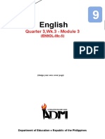 English: Quarter 3, Wk.3 - Module 3