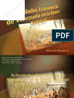 Actividades Economicas de La Venezuela Colonial