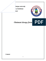 Ointment Dosage Form: Sulaimani Polytechnique University Technical Institute of Sulaimany Pharmacy Department