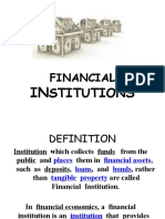 On Financial Institutions