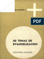 20 Temas de Evangelizacion: Mons. Carlos Camus L