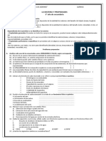 Ejercicios Sobre Fenómenos Físicos y Químicos 3°