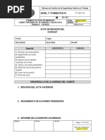 FT-SST-013 Formato de Acta de Reunión Del COPASST