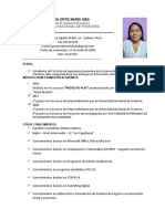 CV Maria Ines Garcia Ortiz