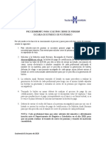 Procedimiento para Solicitar Cierre de Pensum y Matricula Consolidada para Estudiantes Que Cerrarón Pensum