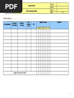 Daily Cleaning Schedule