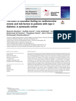 The Effect of Ramadan Fasting On Cardiovascular Events and Risk Factors in Patients With Type 2 Diabetes: A Systematic Review