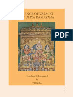 Essence of Valmiki Ayodhya Ramayana PDF