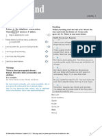 Openmind 1 Unit 7 Skills Test