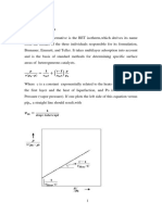 The BET Isotherm