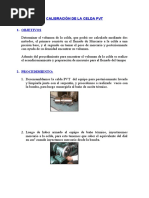 Calibración de La Celda PVT