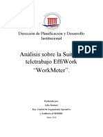 Análisis Sobre La Herramienta de Teletrabajo WorkMeter