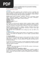 Procedimiento para La Modificación de La Jornada de Trabajo