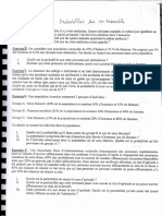 Exercices Corriges de Probabilite 1