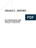 Project Report: M/S Panwar Krishi Farm (Prop. Smt. Antim Kanwar)