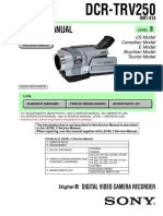 Service Manual: Digital Video Camera Recorder