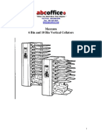 Maxxum 6 Bin and 10 Bin Vertical Collators: "When You Need More Than Staples."