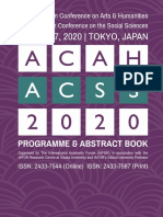 Acah Programme 2020