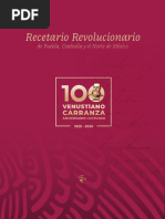 Recetario Revolucionario de Puebla, Coahuila y El Norte de México