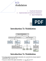 Amplitude Modulation (AM) : KIE2008 (Week 2)