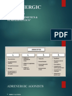 Adrenergic Drugs: ''Sympathomimetics & Sympatholytics"