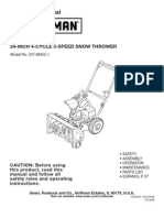 Craftsman Snow Blower