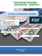 Monografia de Derecho Constitucional Economico