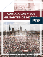 Carta A Las y Los Militantes de Morena GRR