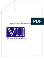 Leave Application Management System