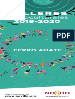 Folleto Talleres Cerro Amate