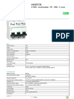 Product Data Sheet: C120N - Circuit Breaker - 3P - 100A - C Curve