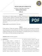 Informe Trayectoria de Un Proyectil