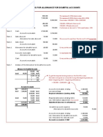 Allowance For Doubtful Accounts - Solutions PDF