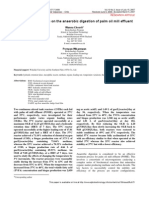 Effect of Temperature On The Anaerobic Digestion of Palm Oil Mill Effluent