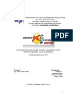 Aplicacion Del Estudio Tiempos y Muestreo Empresa Mecani K Celular Express PDF