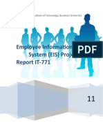 Employee Information System (EIS) Project Report IT-771: University