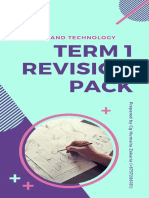 Term 1 Revision Pack: Year 10 Design and Technology