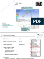 Ansys Act App 7t Trajectory: Draws 3D Path (Trajectory) of Points (Vertices or Nodes)