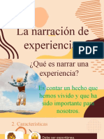 La Narración de Experiencias