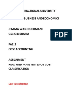 Cost Accounting Assgn 1