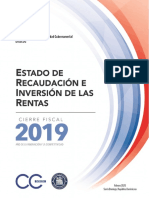 Cierre Fiscal ERIR Año 2019 Actualizado