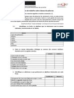 Exercícios Sobre As Classes de Palavras