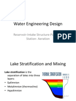 Water Engineering Design: Reservoir-Intake Structure-Pumping Station-Aeration