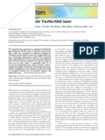 2.1  μm composite Tm - Ho - YAG laser